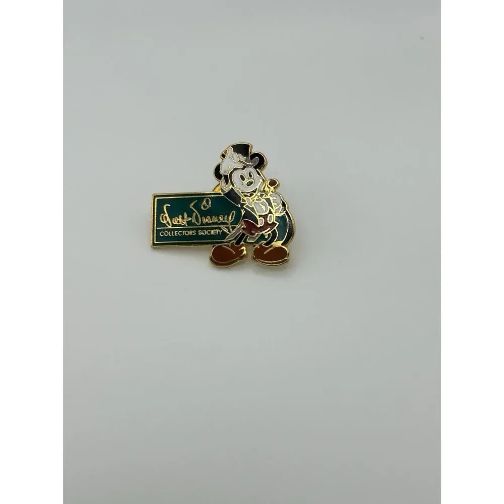 Vintage 2000s Walt Disney World Sorcerer Mickey Fleece Quarter Zip L + WDCC Pin